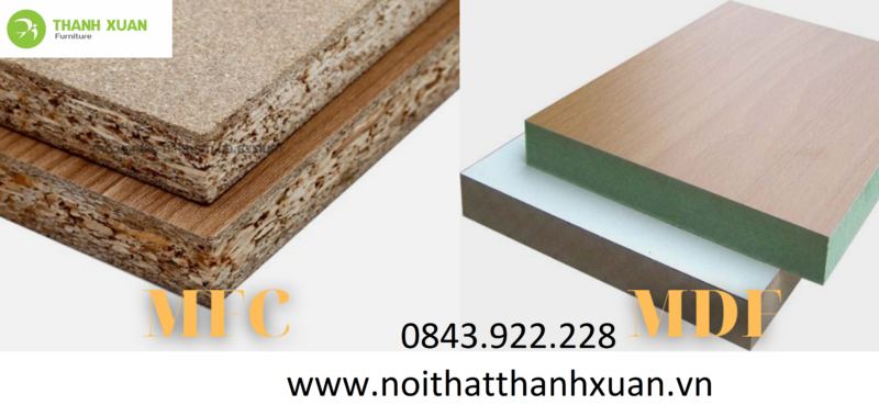 Cách nhận biết và phân biệt gỗ MFC và MDF – Nội Thất Thanh Xuân
